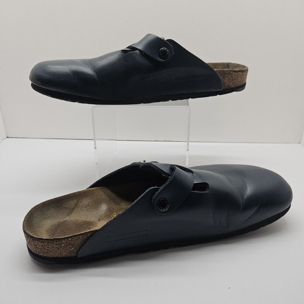 Birkenstock Boston Oiled Clog Mens Sz 44 (11) Blue Slip On Sandals - Picture 3 of 7